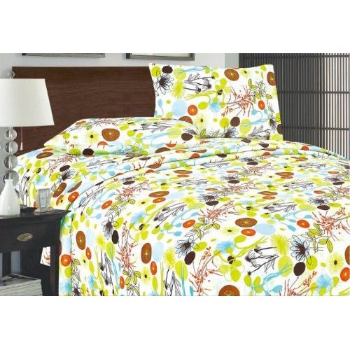12 Pieces of Printed Microfiber Sheet Set Twin Size