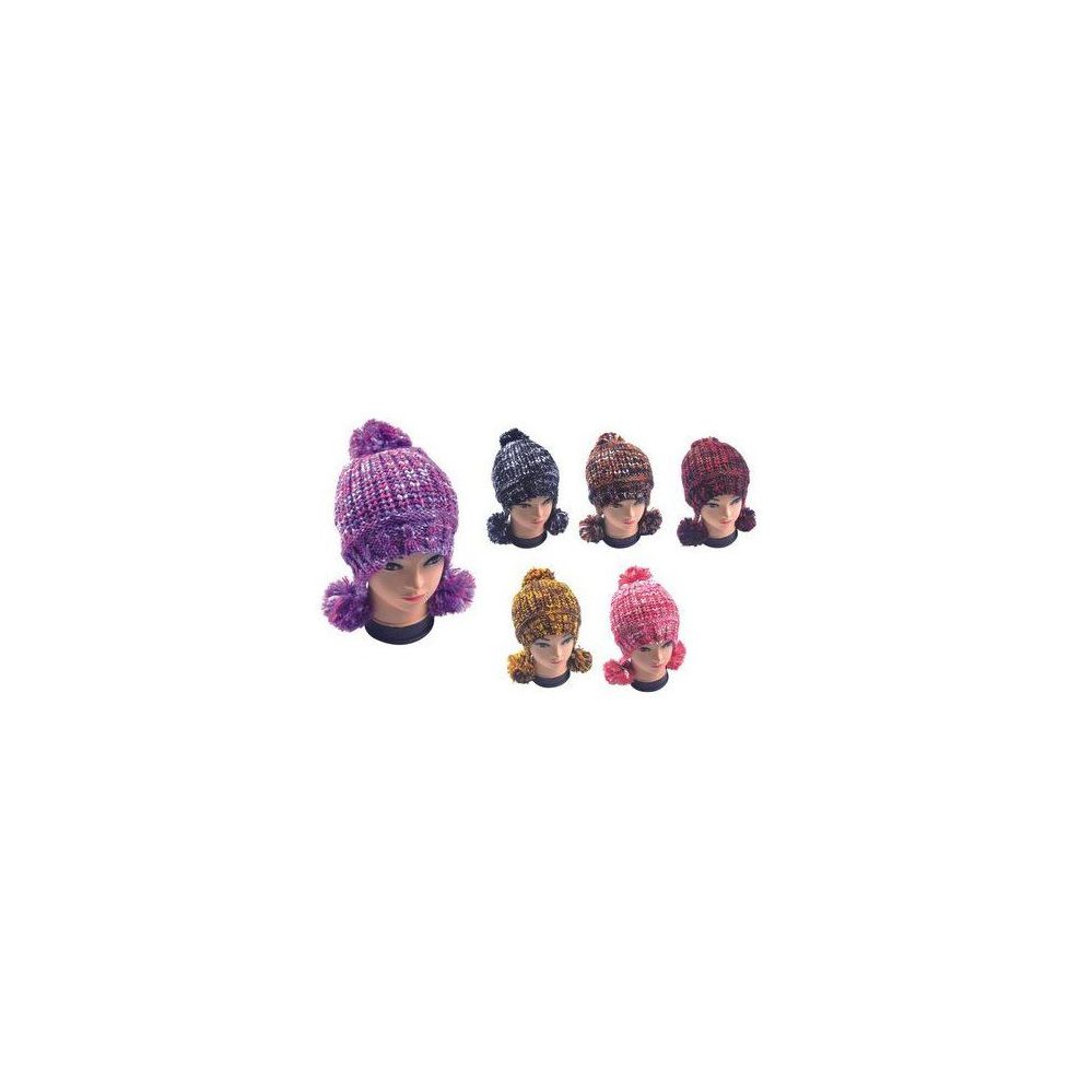 36 Pieces of Multicolor Hat With Pom Poms