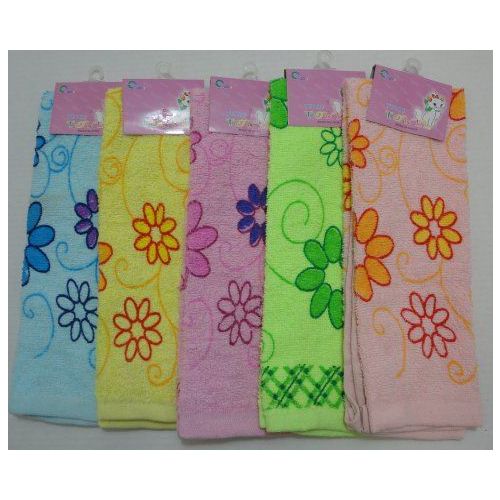 72 Pieces of Printed Hand ToweL-Floral