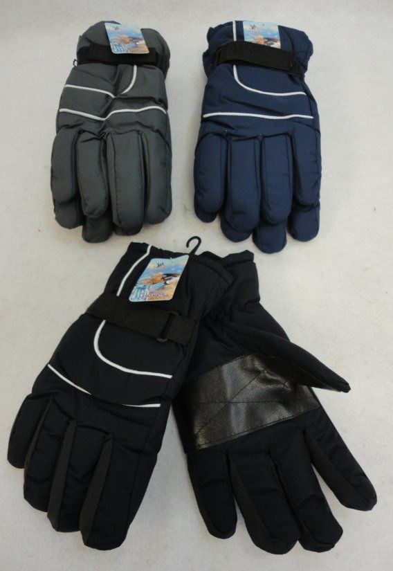 36 Pairs of Men's Dark Colors Snow Gloves