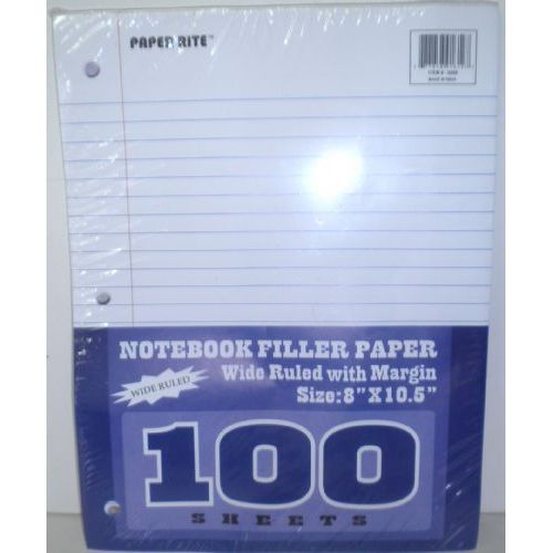 48 Pieces of 100 Pack Binderpaper