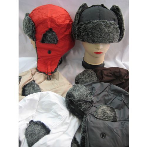 60 Pieces of Winter Pilot Hat With Faux Fur