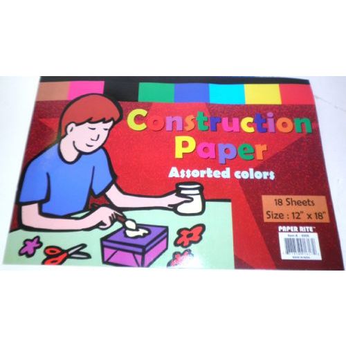48 Pieces of Colored Construction Paper