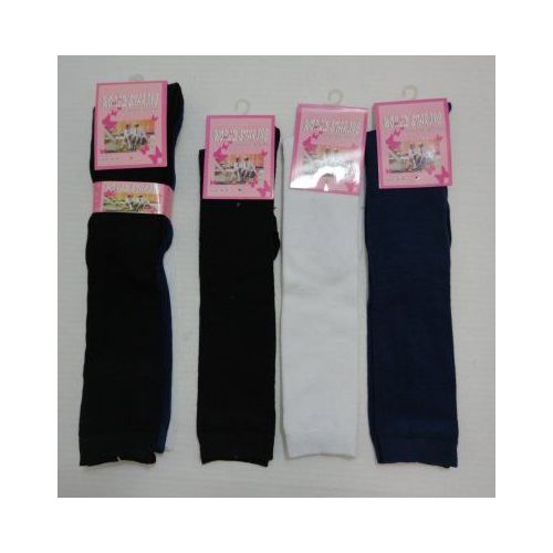 120 Pairs of 15" Kids Knee High Socks 6-8--Solid Color