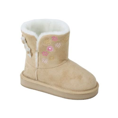 12 Pairs of Girls Boots Beige Color