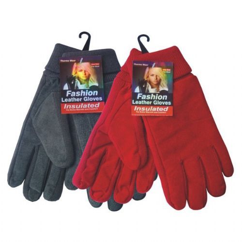 24 Pairs of Winter Glove Suede Women