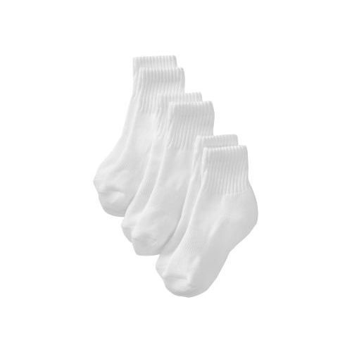 240 pairs of Yacht & Smith Kids Cotton Quarter Ankle Socks In White Size 6-8