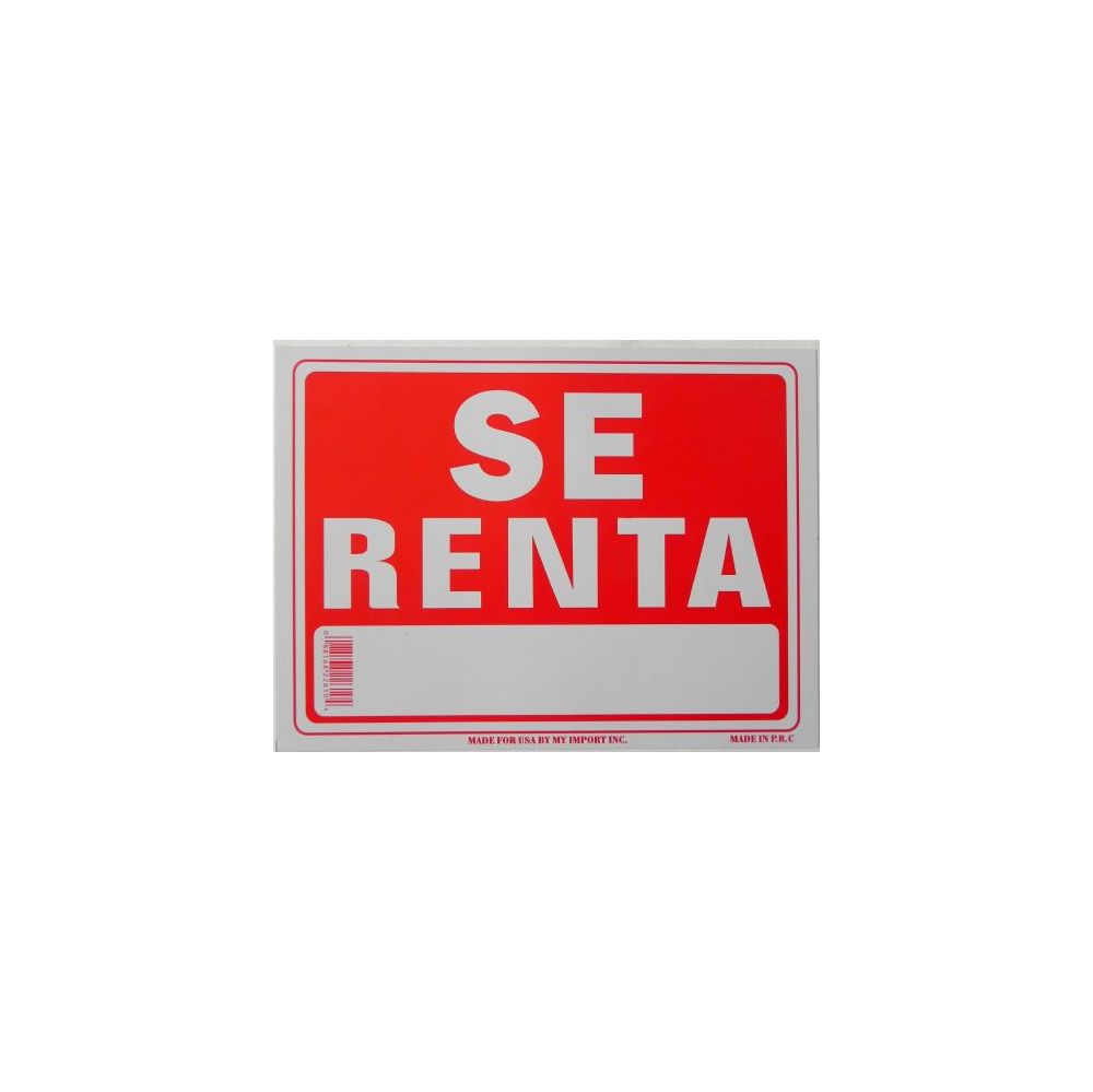 24 Pieces of Se Renta Sign