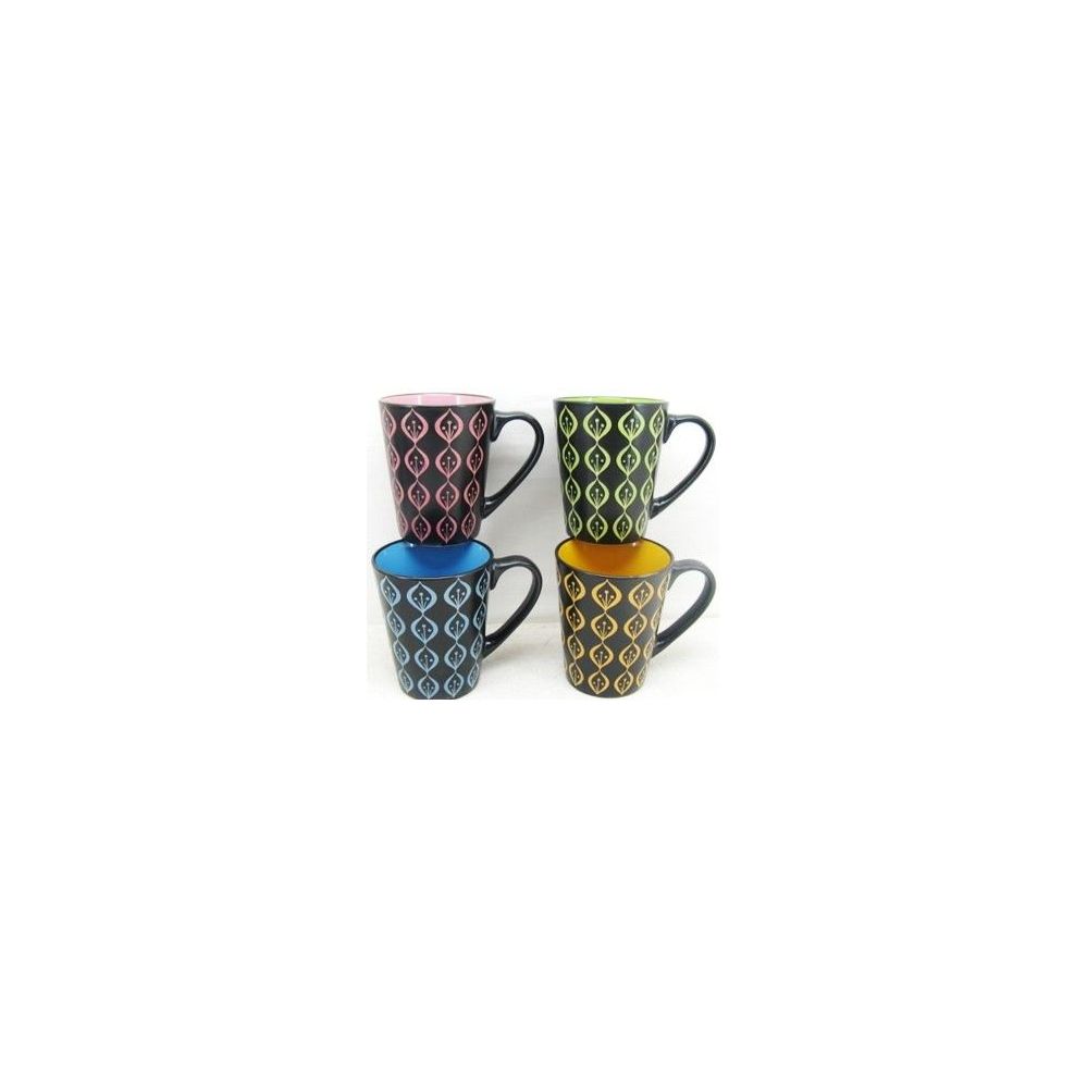 48 pieces of 11 Ounce Stoneware Mug Modern Design