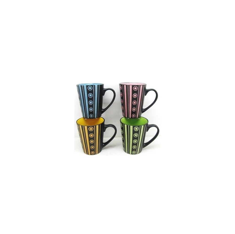 48 Wholesale 11 Ounce Stoneware Mug Modern Design, Ccib
