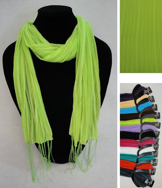 144 Pieces of Winter Fashion Scarf With Fringes