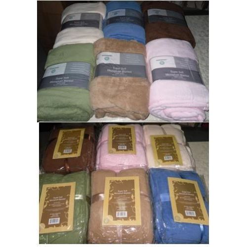 16 Wholesale Full Size Micro Plush Thick Blanket