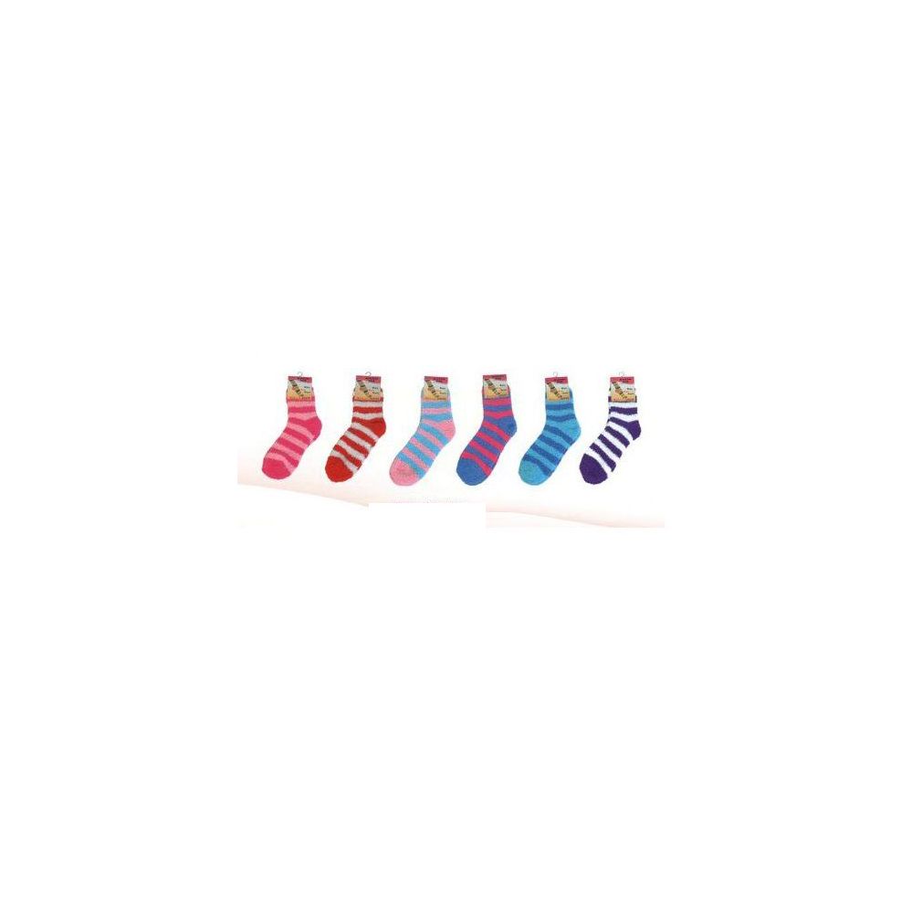 360 Pairs of Stripe Fuzzy Sock