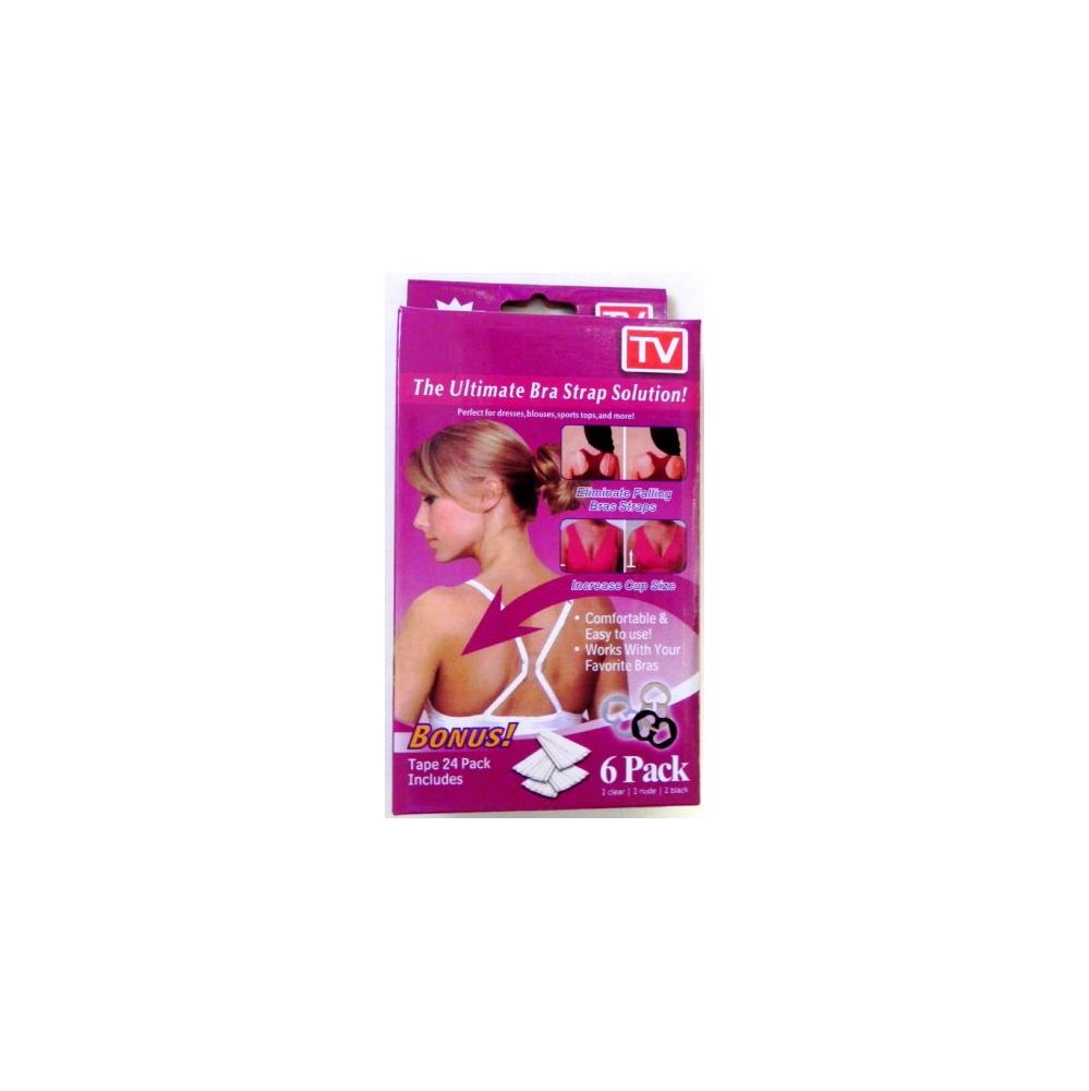 48 Pieces The Ultimate Bra Strap Solution 6 Pack tv Womens Bras And