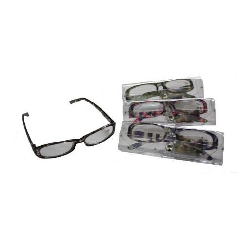 144 Pieces of Plastic Printed Reading Glasses With Case