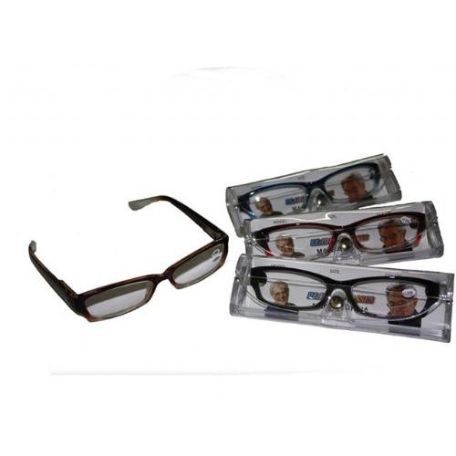 120 Pieces Two Tone Plastic Reading Glass With Case - Reading Glasses