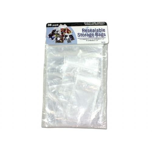 72 Wholesale Resealable Storage Bags