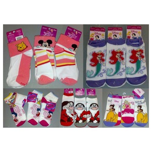 300 Pairs of Walt Dsisney Mix Socks For Girls
