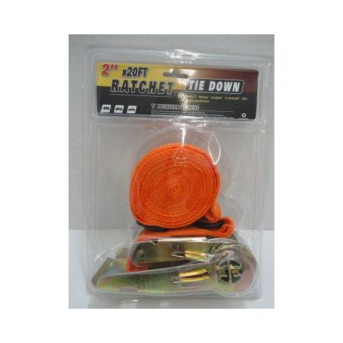 24 Pieces of 2"x20' Ratchet Tie Down