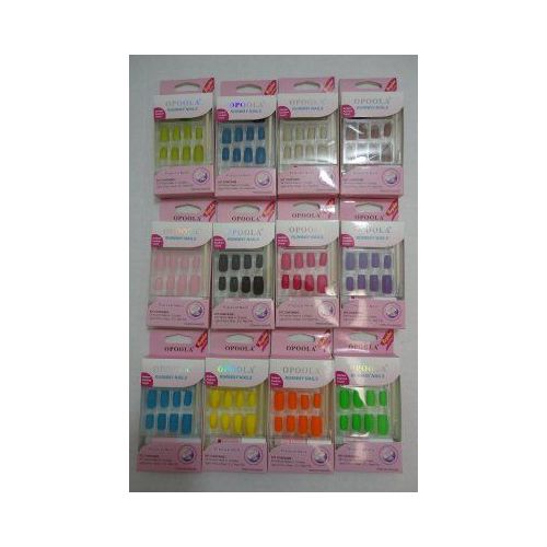 144 Pieces of Decorated Artificial NailS-Felt