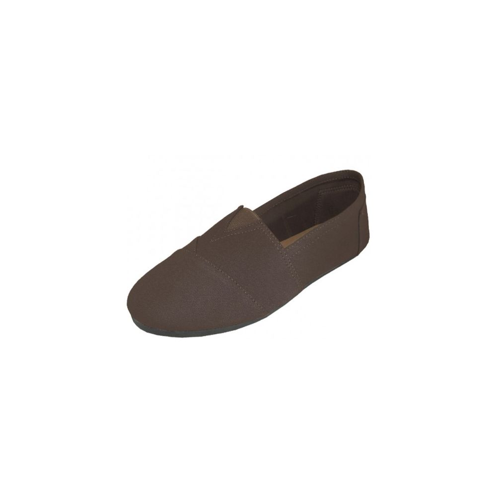 Wholesale Footwear Men's Canvas Shoes Brown