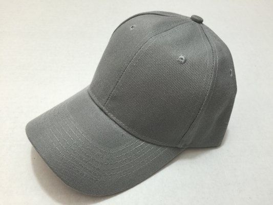 24 Pieces of Solid Dark Gray Ball Cap