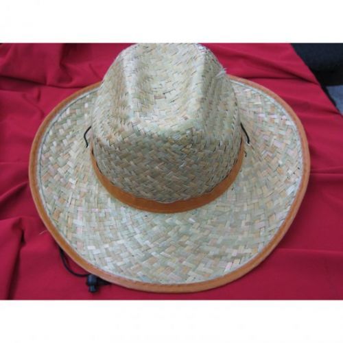 48 Wholesale Men's Straw Cowboy Hat