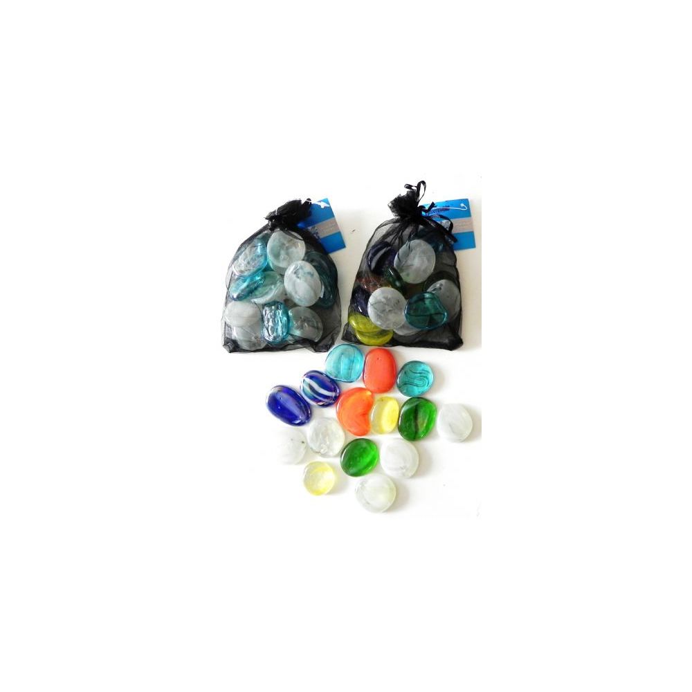 48 Pieces of Decorative Jumbo Glass Beads
