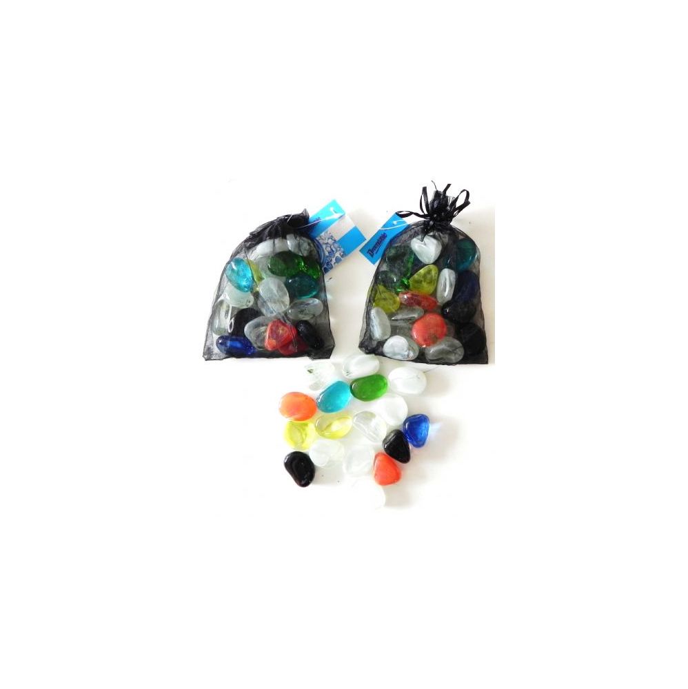 48 Pieces of Decorative Assorted Shapes Glass Beads