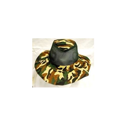72 Pieces Fishing Hat Camouflage Cowboy Style - Cowboy & Boonie Hat