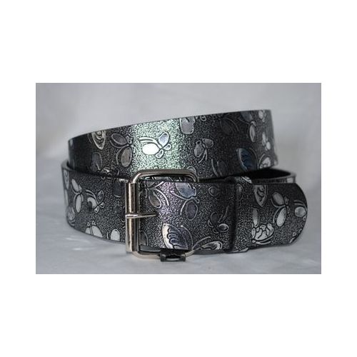 48 Pieces of Woman Black Silver Butterfly Belt