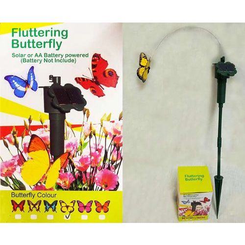 48 pieces of Garden Solar & Battery Fluttering Butterfly