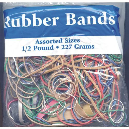 96 Wholesale Jumbo 1/2 Lb. Bag Rubberbands