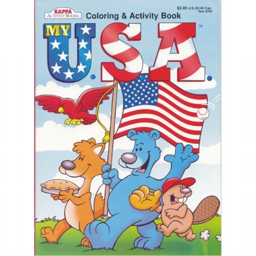 80 Wholesale My Usa Color & Activity Book