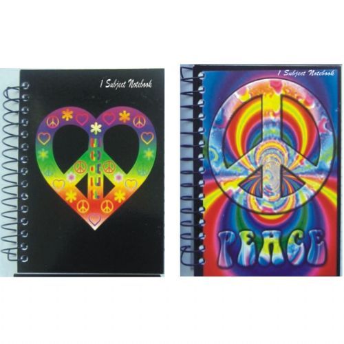 48 Pieces 1 Subject Love And Peace Notebook - Notebooks