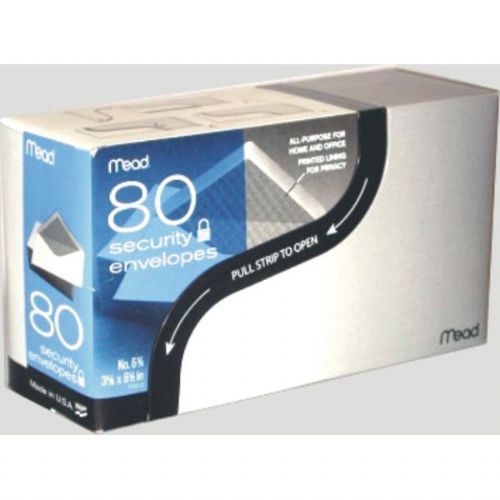 24 Pieces of #6 Security White Envelopes 80ct