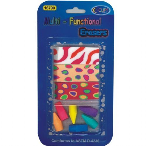 48 Pieces MultI-Functional Erasers 9pk - Erasers
