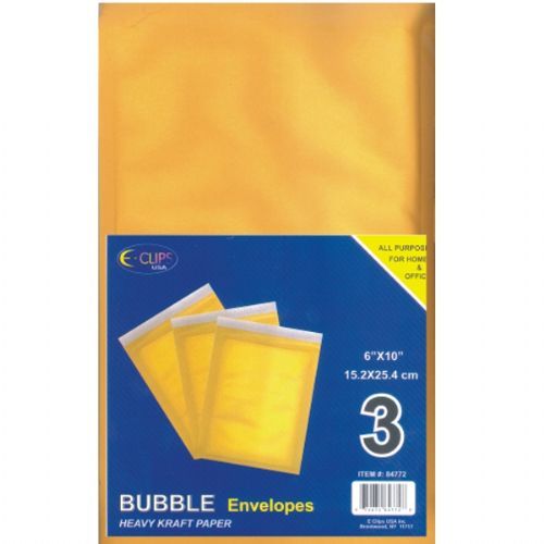 48 Pieces of Bubble Mailers - 6" X 10" - 3 Pack