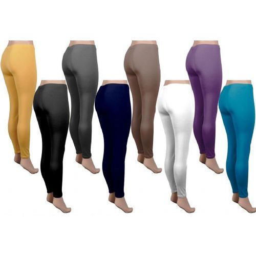 144 Pieces Seemless Ladies Fleece Leggings Mix Colors Plus Size 1X-3x - Womens Leggings