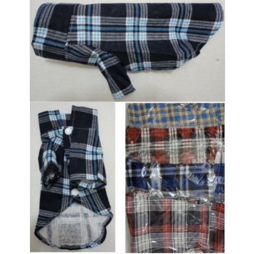 72 pieces of Flannel Pet Shirt