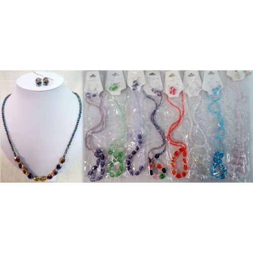36 Pieces of Crystrale Jewelry Necklace & Earring Set