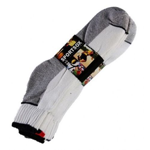 60 Pairs Mens 3 Pack Tube Sock Size 10-13 - Mens Tube Sock