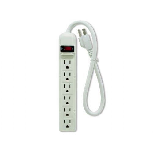 12 Pieces of 6 Outlet Power Strip
