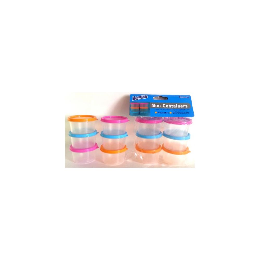 48 Wholesale Mini Containers 6 Pack Kitchen Craft