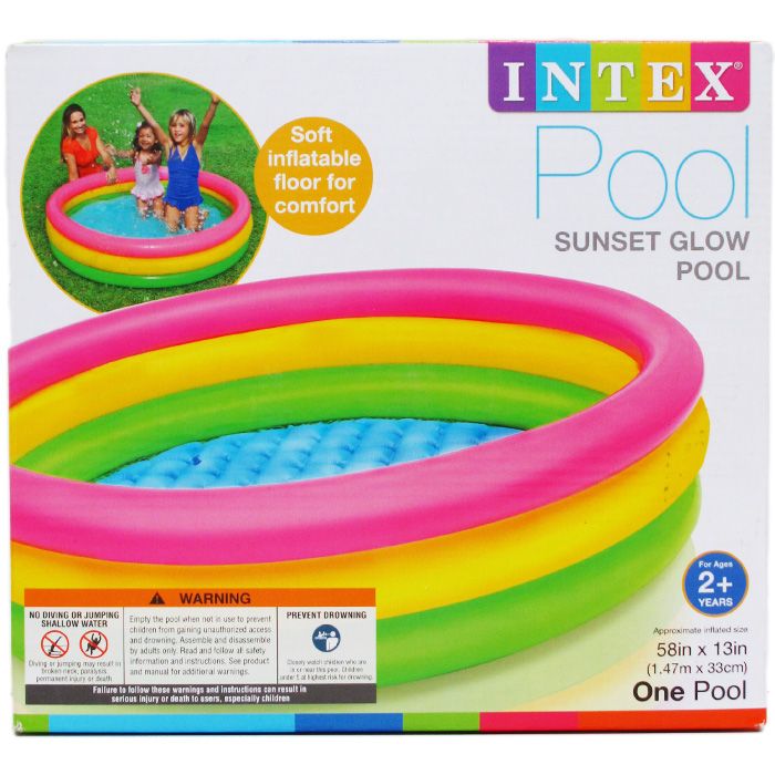 6 Pieces of Sunset Glow Pool