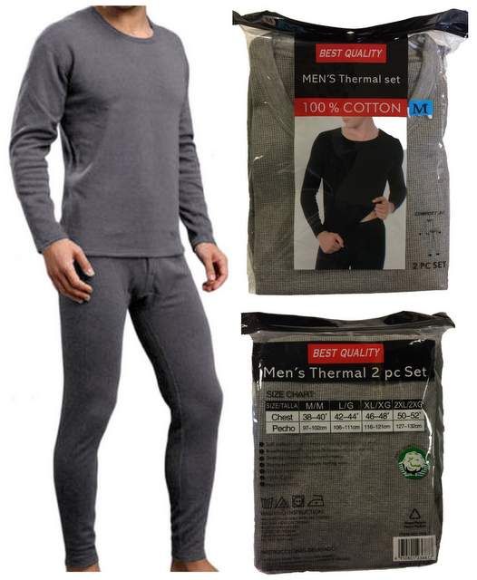 12 pieces of Man Thermal Wear Set (shirt + Pants)