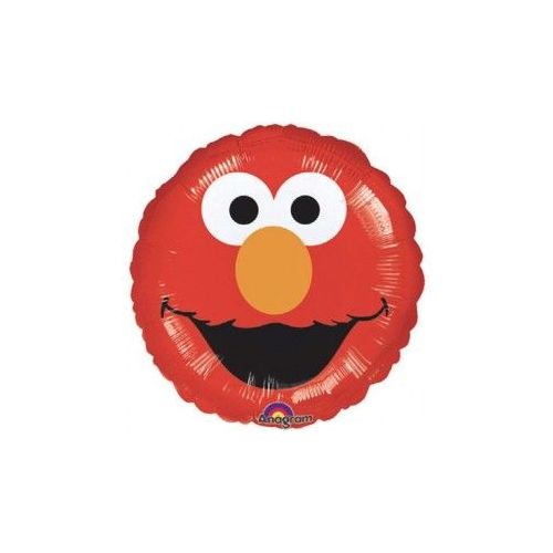 100 Pieces Ag 18 Lc B-Day Elmo Smiles - Balloons & Balloon Holder