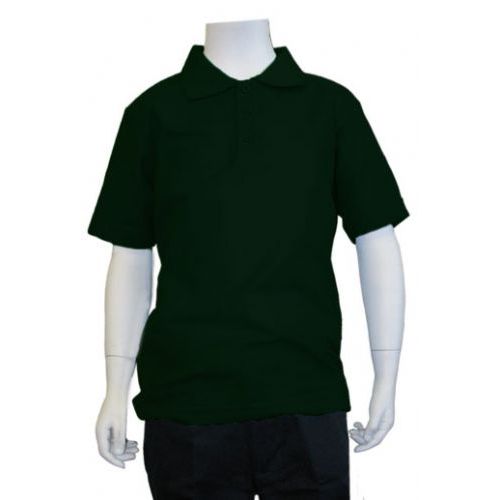 12 Pieces of Boys School Uniform Polo Shirt Hunter Green
