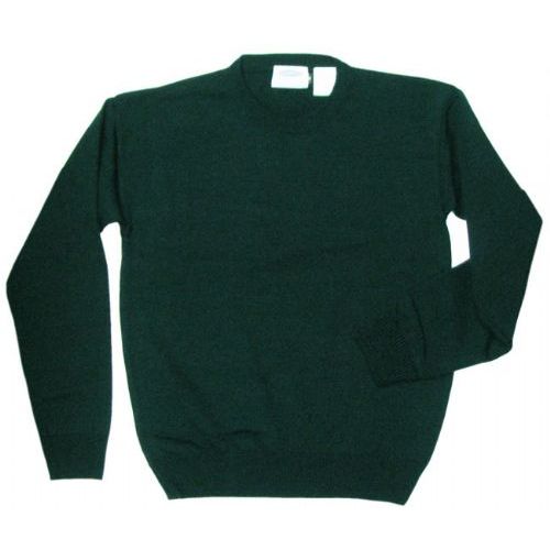 17 Pieces Adult School Crew Neck Pull Over Sweater Hunter Green Only - Boys School Uniforms