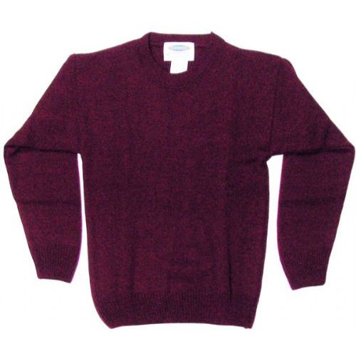 21 Pieces of Adult Pull Over Sweater Burgundy Only